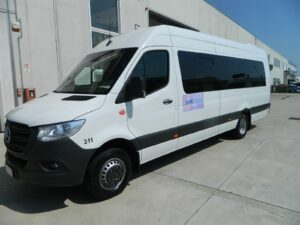 Scuolabus usato Codice 311 Scuolabus usato Mercedes Sprinter - 18+1+1 posti, Classe Euro Euro 6/D, anno 2021, Gasolio