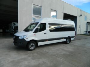 Scuolabus usato Codice 315 Scuolabus usato Mercedes Sprinter - 8+0+1 posti, Classe Euro Euro 6/D, anno 2021, Gasolio
